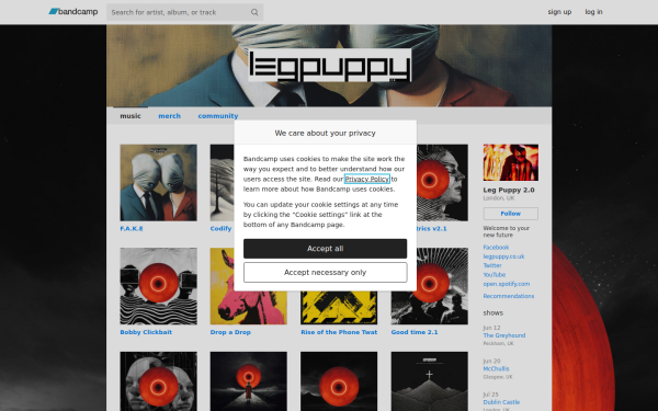 legpuppy.bandcamp.com
