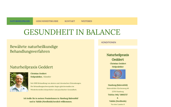 www.heilpraxisgeddert.de