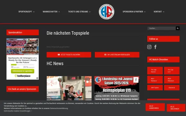 hc-erlangen-ev.de