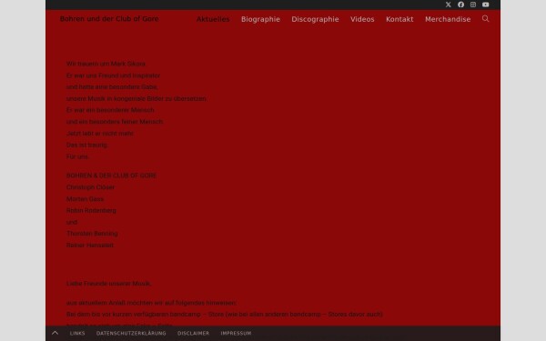 www.bohrenundderclubofgore.com