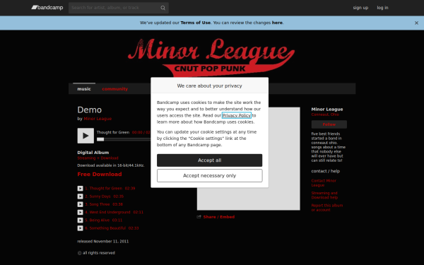 minorleague11.bandcamp.com