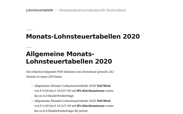 lohnsteuertabelle.de