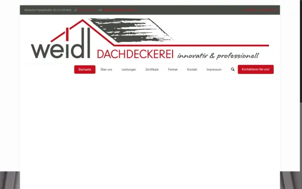 www.dachdeckerei-weidl.de