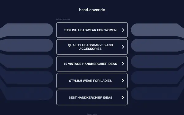 head-cover.de