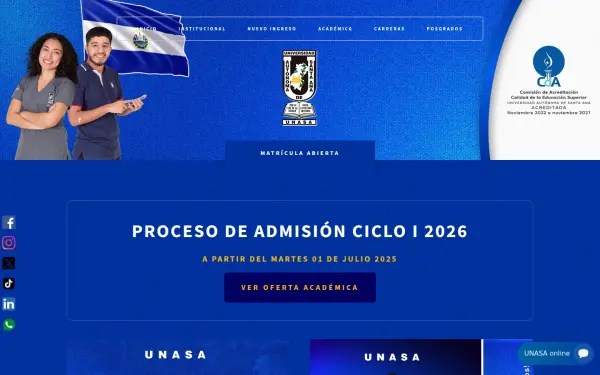unasa.edu.sv