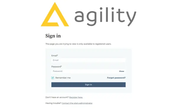 support.agilitycms.com