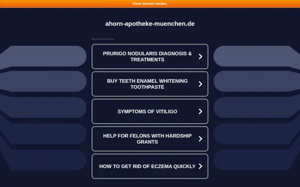 ahorn-apotheke-muenchen.de