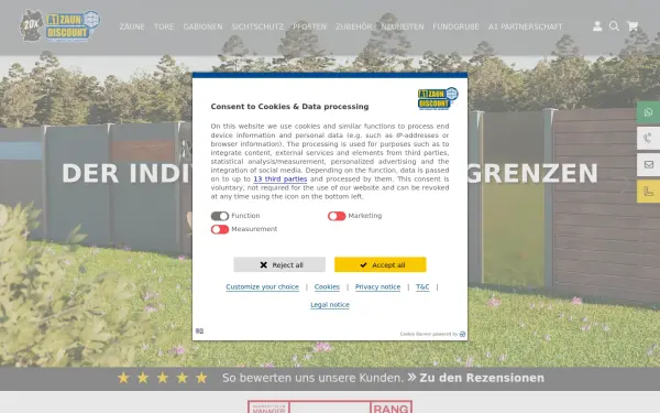 www.a1-zaundiscount.de