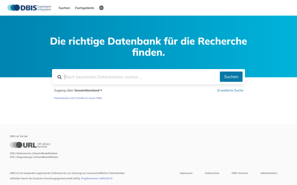 dbis.ur.de