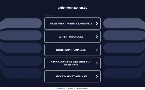 aktienkennzahlen.de