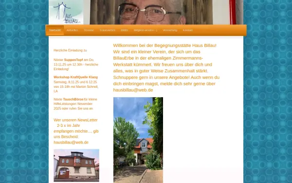 www.hausbillau.de