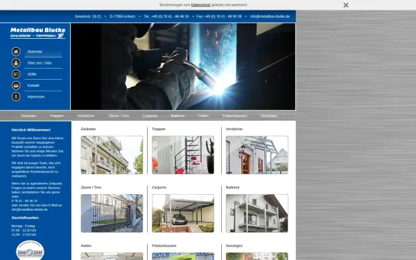 www.metallbau-blutke.de