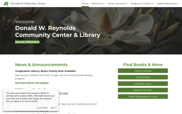 donaldwreynolds.okpls.org