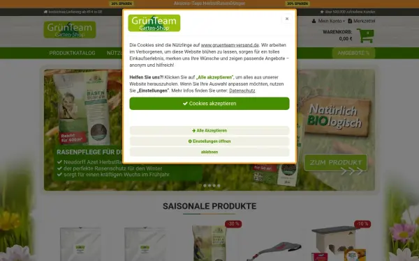 www.gruenteam-versand.de