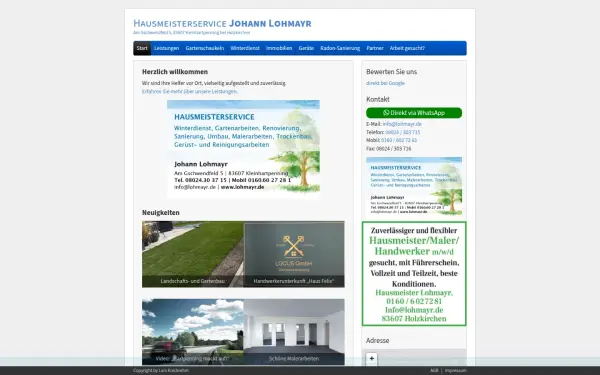 hausmeisterservice-lohmayr.de
