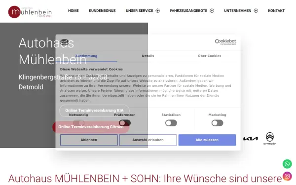 www.autohaus-muehlenbein.de