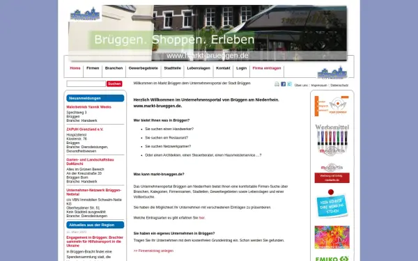www.markt-brueggen.de
