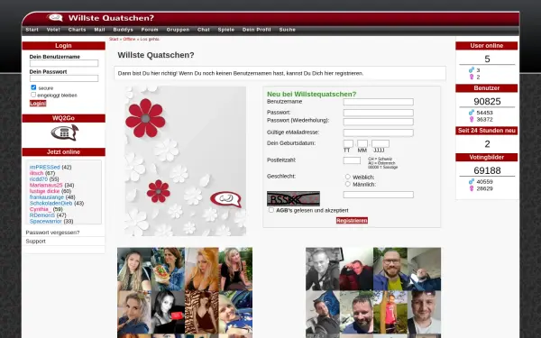 www.willstequatschen.de