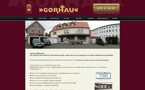 gorhau-bestattungen.de