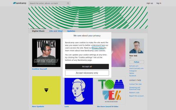 tomvek.bandcamp.com