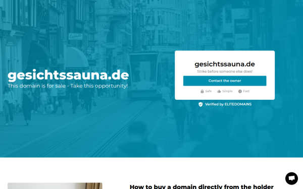 gesichtssauna.de