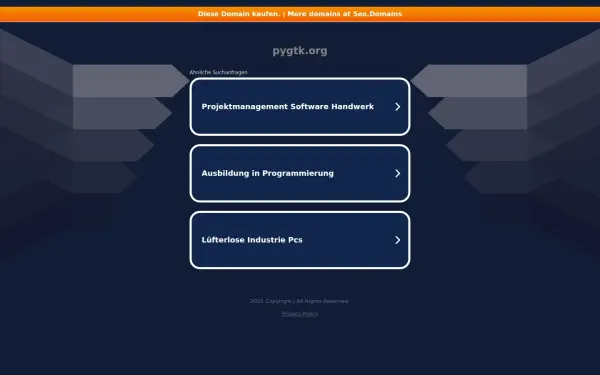 pygtk.org