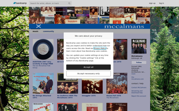 mccalmans.bandcamp.com