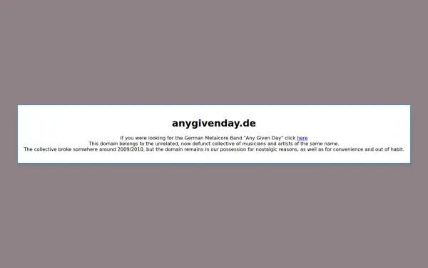 anygivenday.de