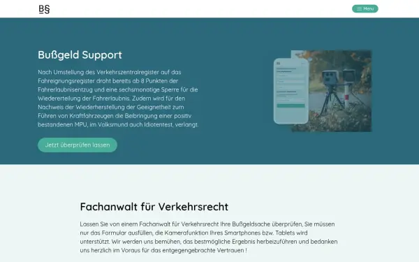 www.bussgeld.support