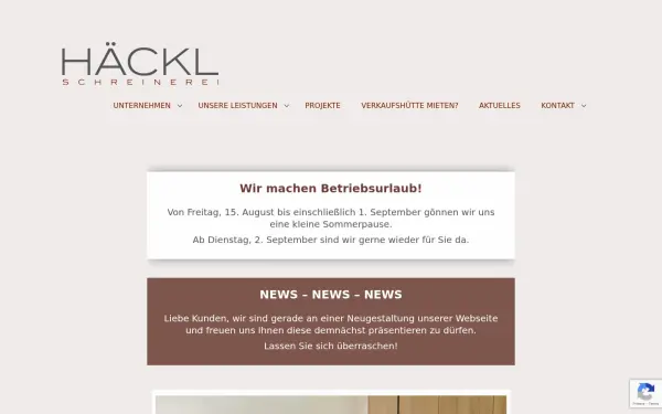 www.haeckl-schreinerei.de