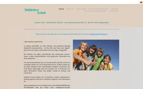 www.lesson-one.de