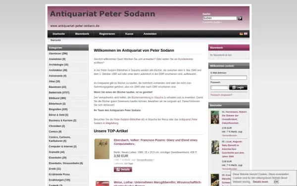 www.antiquariat-peter-sodann.de