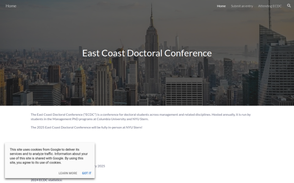 www.eastcoastdoctoralconference.com