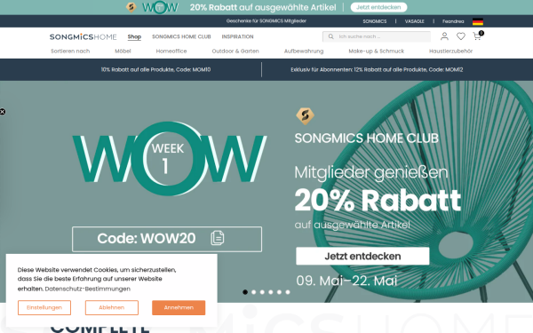 www.songmics.de