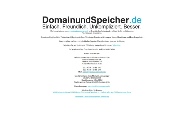 www.domainundspeicher.de