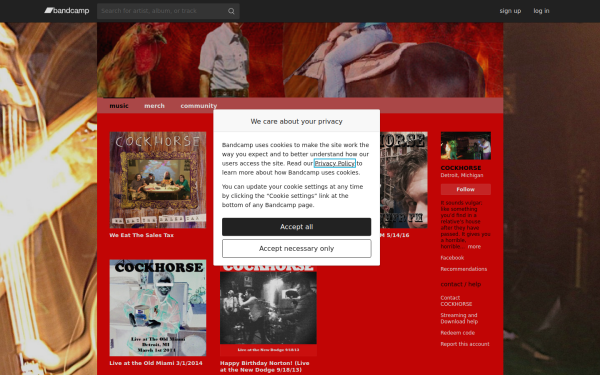 cockhorse.bandcamp.com