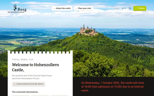 burg-hohenzollern.com