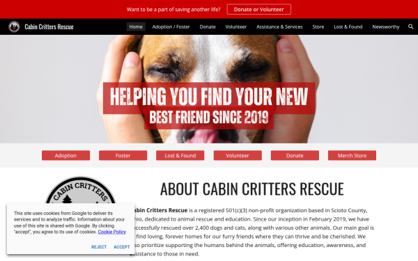 www.cabincrittersrescue.com