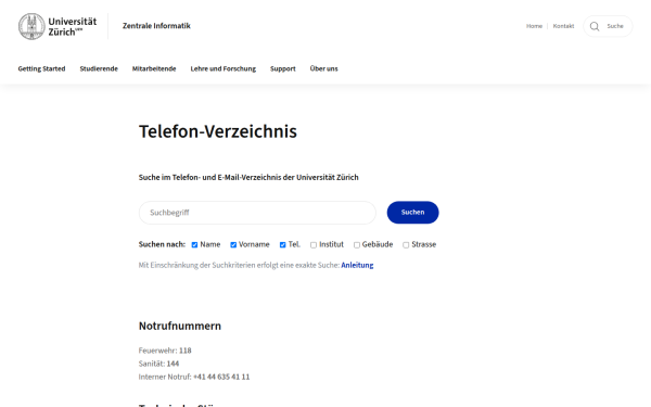 phonebook.uzh.ch