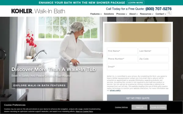 www.kohlerwalkinbath.com