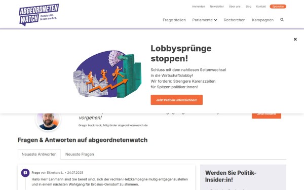 www.abgeordnetenwatch.de