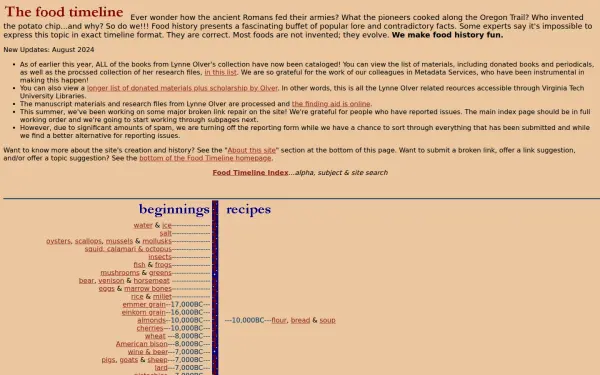 foodtimeline.org