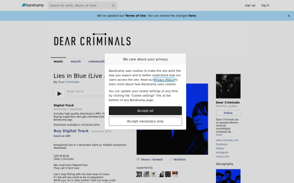 dearcriminals.bandcamp.com