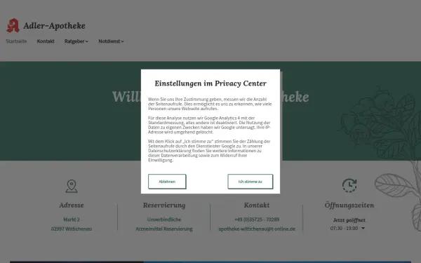 www.adler-apotheke-wittichenau.de