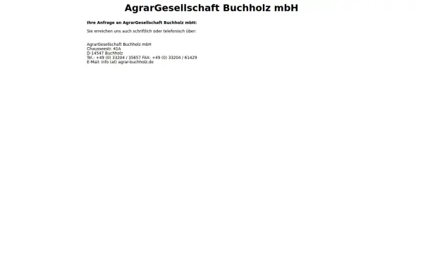 agrar-buchholz.de