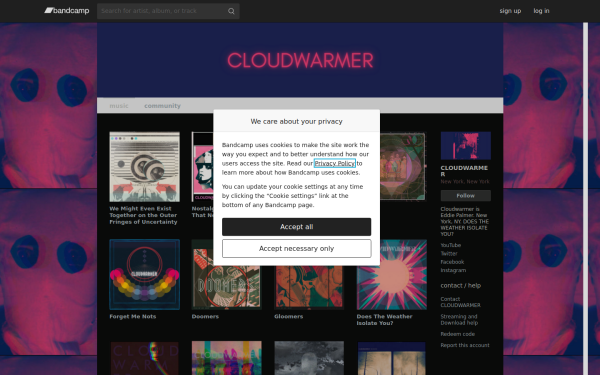 cloudwarmer.bandcamp.com