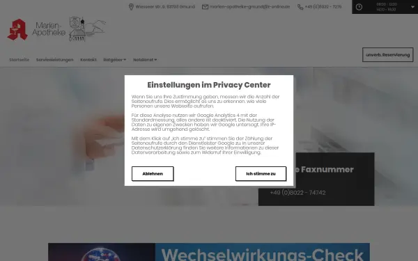 www.marienapotheke-gmund.de