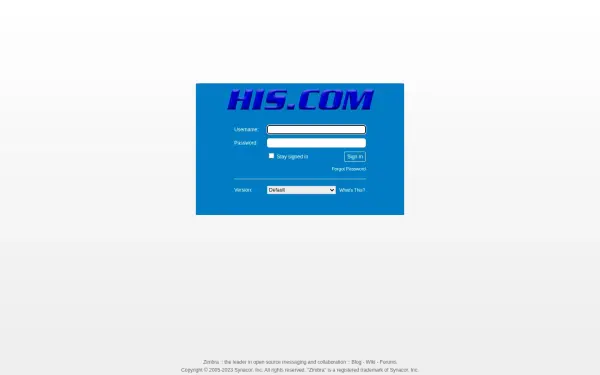 webmail.his.com