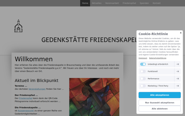 www.gedenkstaette-friedenskapelle.de