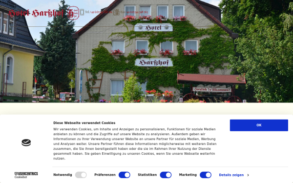 www.hotelharsshof.de